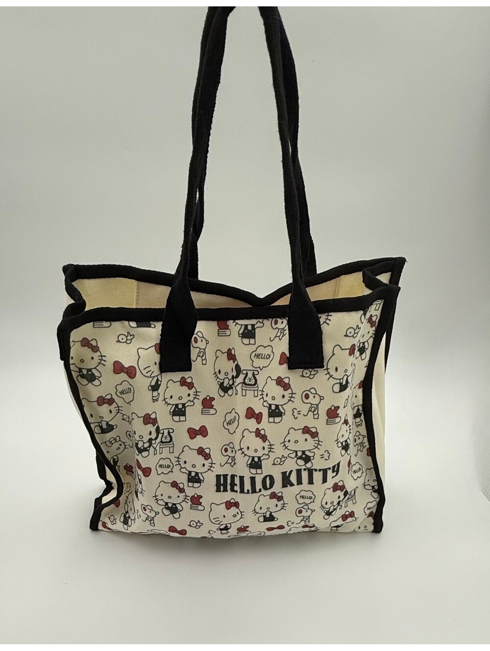 Sanrio Hello Kitty Cartoon Tote - Red Bow
